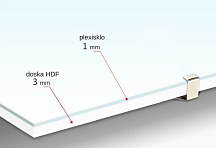 Plastový rám na obrázky AA40x40cm